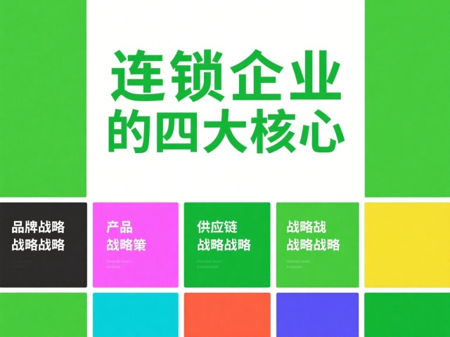 連鎖企業(yè)戰(zhàn)略的四大核心