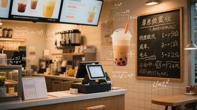 單店盈利模型公式化示例(以奶茶店為例)