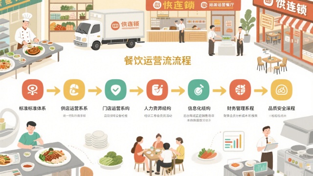 餐飲運(yùn)營管理八大體系，打造高效連鎖品牌的核心保障