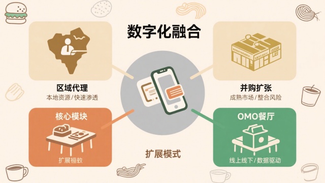 餐飲連鎖門店擴(kuò)張模式解析（直營(yíng)、加盟、聯(lián)營(yíng)多路徑布局）