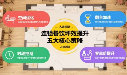 連鎖餐飲怎么提升坪效?三大策略讓每平米價(jià)值翻倍