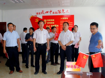 梁山縣委常委、組織部部長王建一行蒞臨天意機械調研