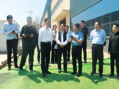 王營帶隊調研天意機械大宗固廢裝備研發(fā)生產項目二期