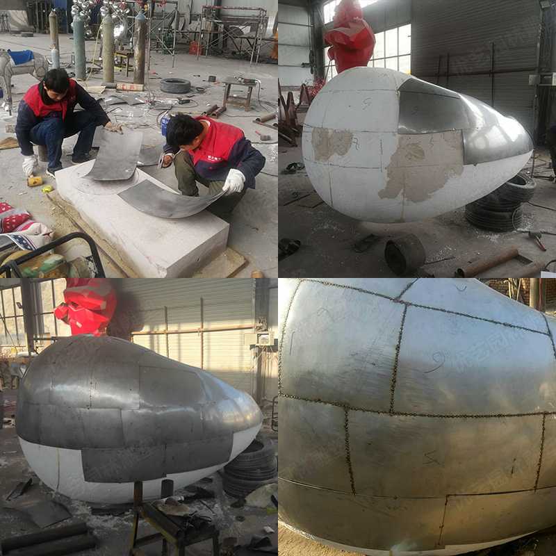 不銹鋼雕塑制作廠家，定制大型不銹鋼雕塑