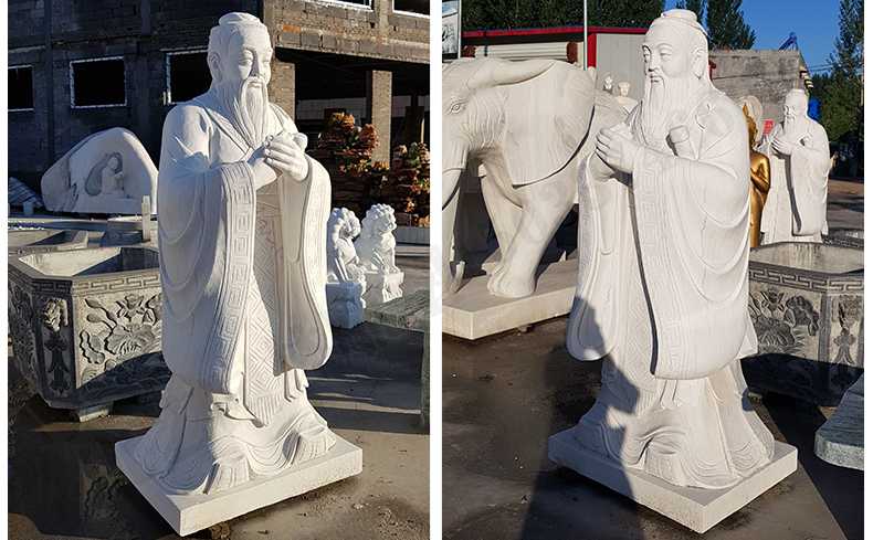 校園孔子像，學校孔子雕像，孔子景觀雕塑