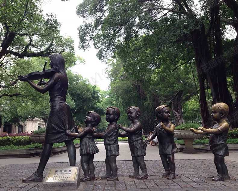 銅人物雕塑，銅小孩雕塑