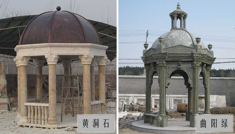 歐式景觀亭子，石雕大理石亭子，河北涼亭廠家