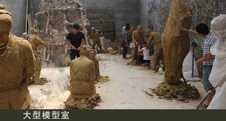 銅雕塑模型室，銅雕塑模型