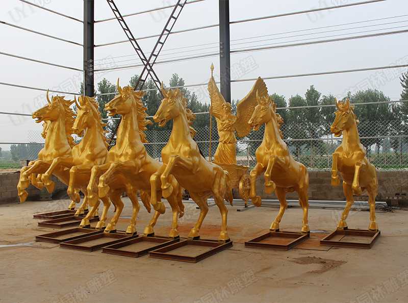 景觀銅馬雕塑，銅馬雕塑定制